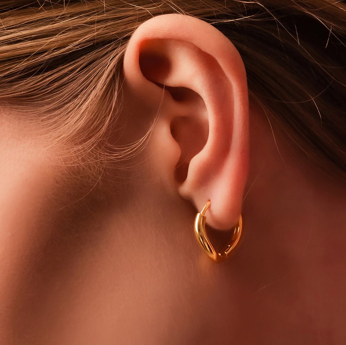 Sculpted Hoop Earrings