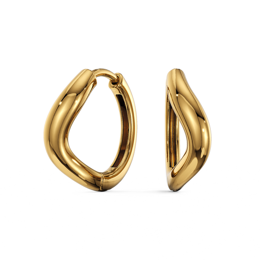 Sculpted Hoop Earrings