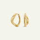Sculpted Hoop Earrings